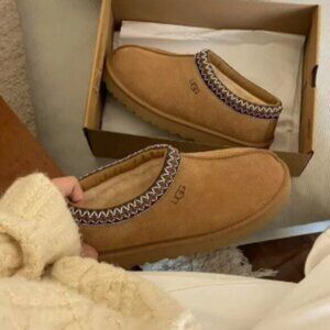 New UGG Tasman Sandals Women Slipper Chestnut